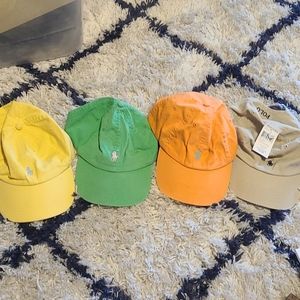 Polo hats - set of 4
